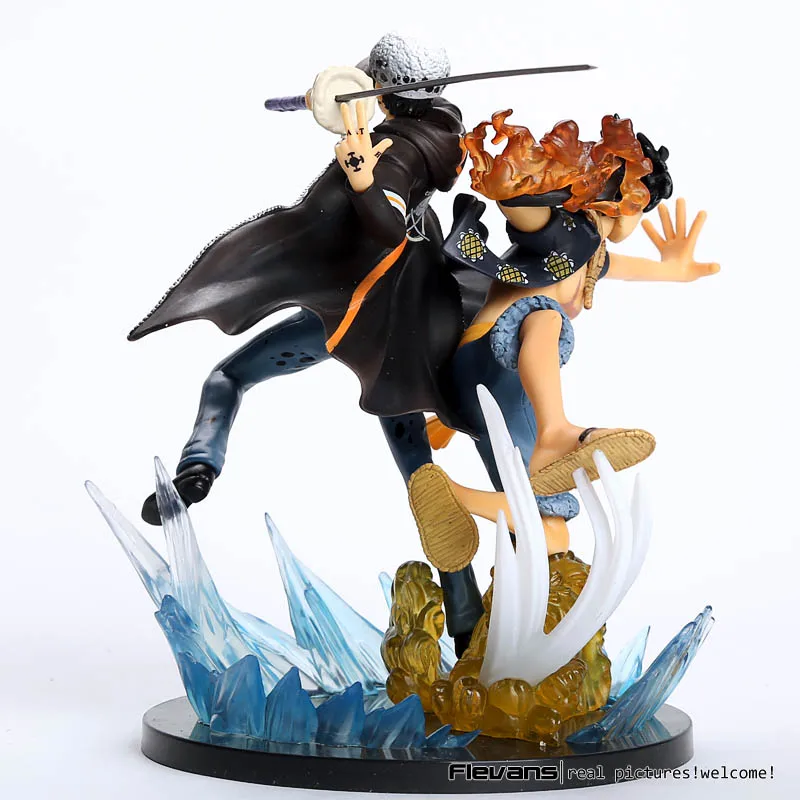 Аниме One Piece Luffy VS Trafalgar Law 5-я годовщина ПВХ фигурка Коллекционная модель игрушки 16