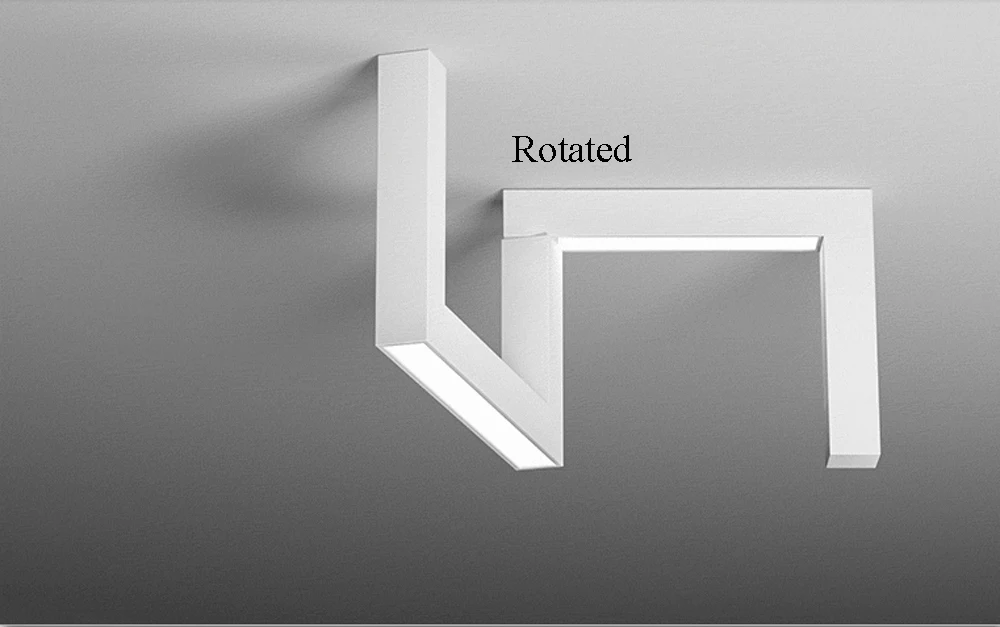 LED Современные Геометрические Железные Акриловые Чёрные Белые Светодиодные Лампы.Светодиодные Светильники.Люстры Потолочные. Потолочные Светильники.Светильник Потолочный Светильник.Для Столовой,Фойе и Спальни