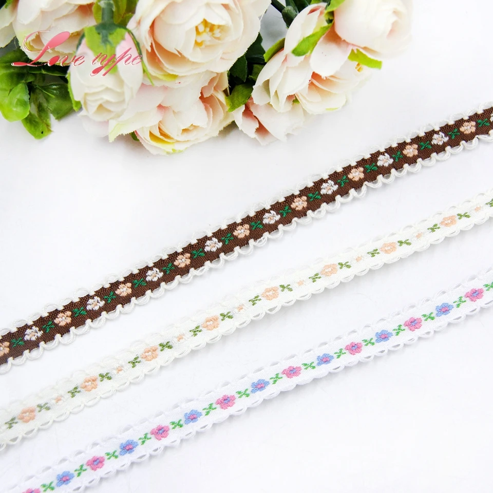 5rard/Lot Folk Custom Polyester Cotton Material Lace Ribbon For Home Decoration Accessories DIY Sewing Wedding Handmade Supplies | Дом и сад