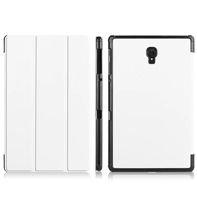 white Чехол для samsung Galaxy Tab A A2 10,5 дюймов SM T590 T595 T597 кожаный Умный Магнитный чехол-подставка для Galaxy Tab A2 10,5 чехол - Цвет: white
