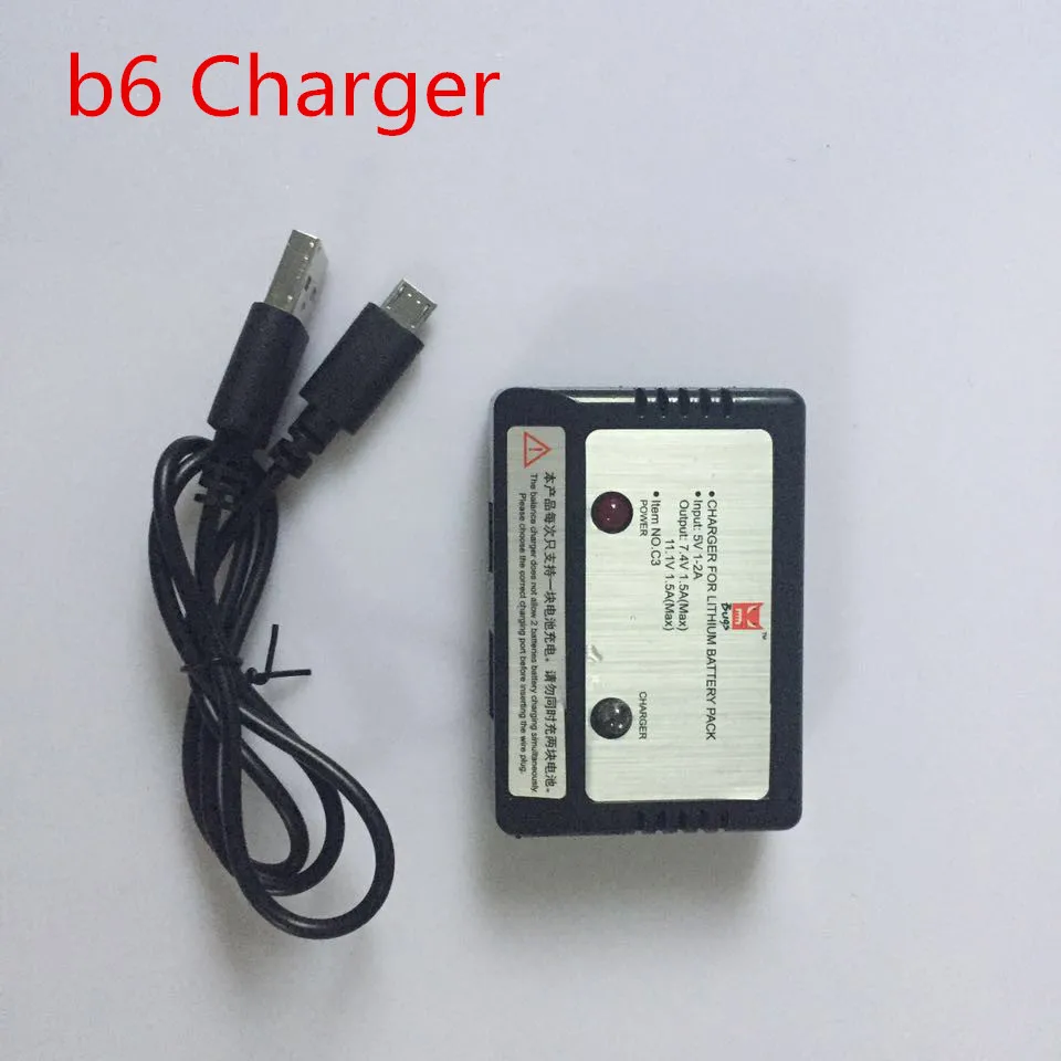 MJX Bugs 6 B6 RC вертолет с эффективными USB оригинальными деталями зарядное устройство