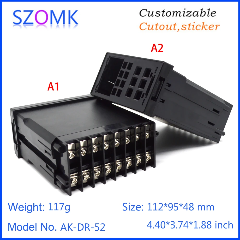 1 piece 112*95*48mm szomk plastic digital relay time control enclosure for electronics pcb design LED display junction box | Обустройство