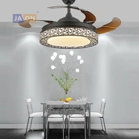 led postmodern alloy acryl abs white black birdnest ceiling fan led lamp led light ceiling lights led ceiling light for foyer