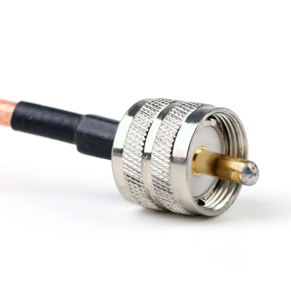 Areyourshop RG142 кабель PL259 UHF штекер для автомобиля радио антенна косичка 20 см 50 см 1 м 2 м провода кабеля