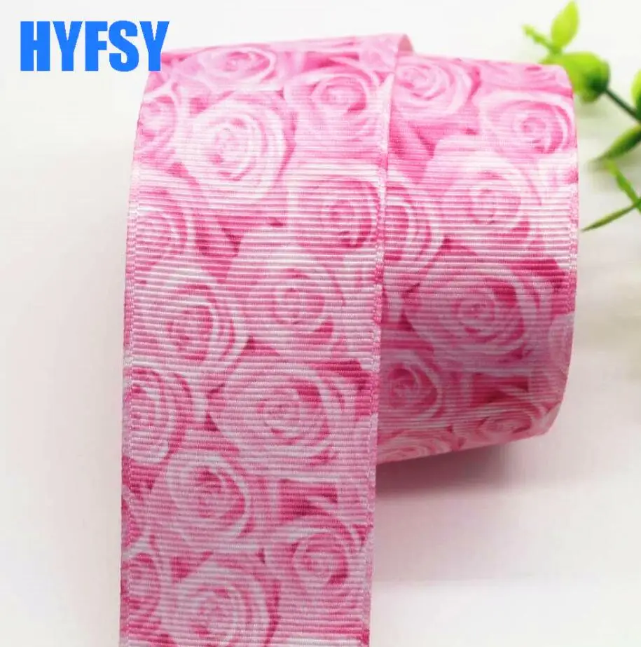 flower1-1/2 38 мм лента DIY ручной бант подарочная упаковка 10 ярдов. Корсажные ленты головной убор с цветами красочные