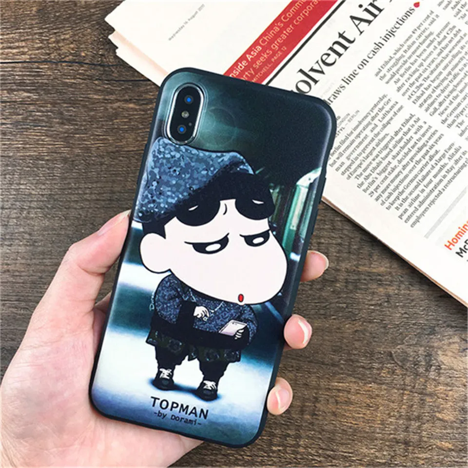 Высокое качество мультфильм чехол для iPhone 5 5S SE 6 7 8 10 шаблон любители телефон