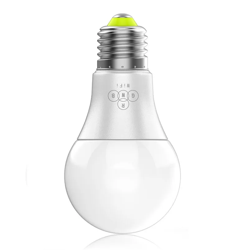 Интеллектуальная беспроводная (Wi Fi) светильник лампочка LED RGB Цвет изменение