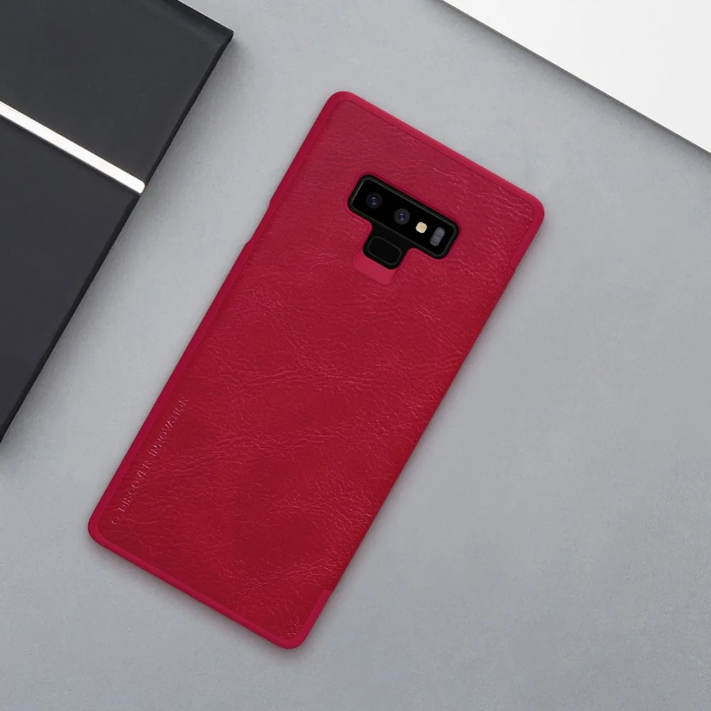 Чехол Nillkin Qin для Samsung Galaxy Note 9 кожаный флип-чехол Note9 Роскошный деловой чехол