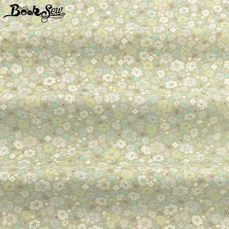Booksew 100% хлопок саржевая ткань с цветами стеганые одеяла домашнее постельное