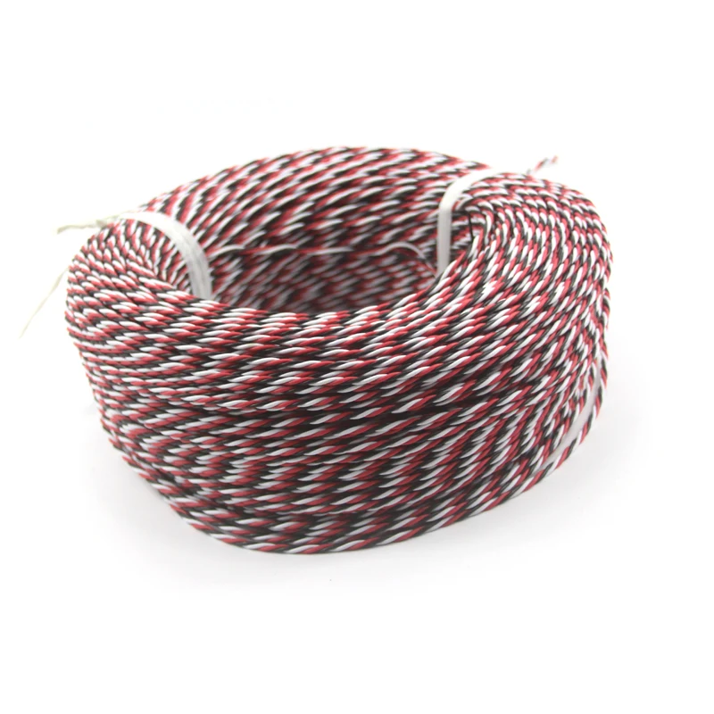 Сервокабель удлинитель OliYin FUTABA Color 22 # 22AWG 60 сердечников 20 метров витой провод без