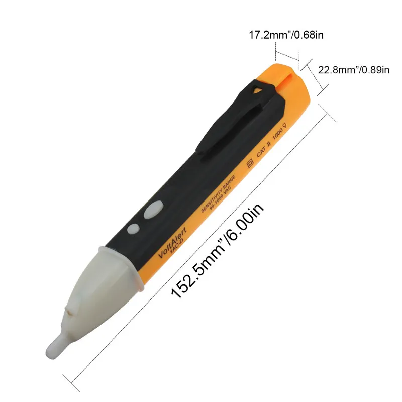 Universal 90-1000V Socket Wall AC Power Outlet Voltage Detector Sensor Tester Electric Pen LED Light Electrician DIY Repair Tool |