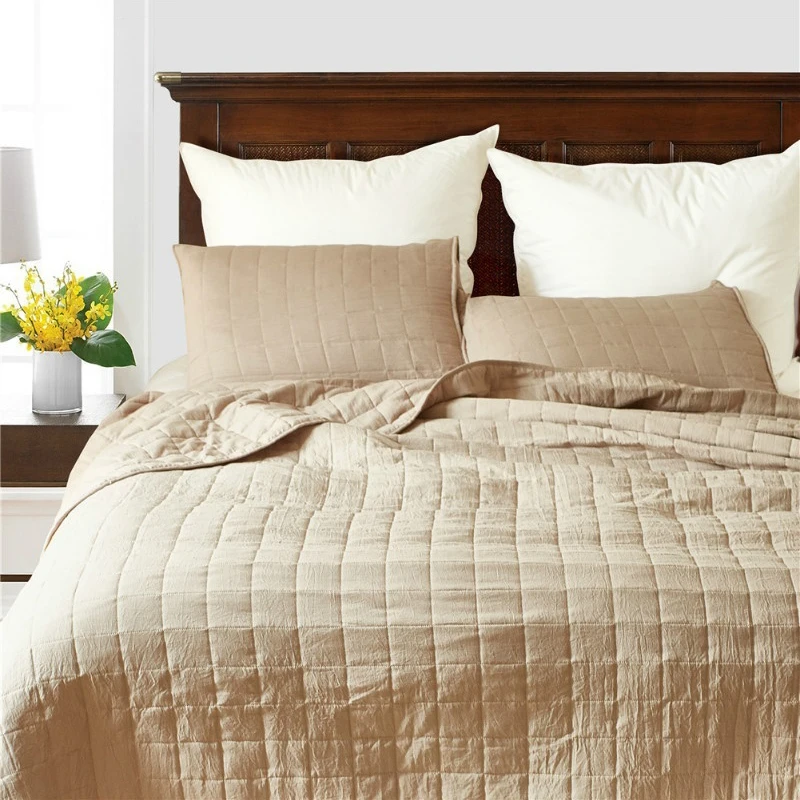 Luxury Bedspread Quilted Bed Spread Lattice Cover Double Lightweight Coverlet Set Quilt Blanket | Дом и сад