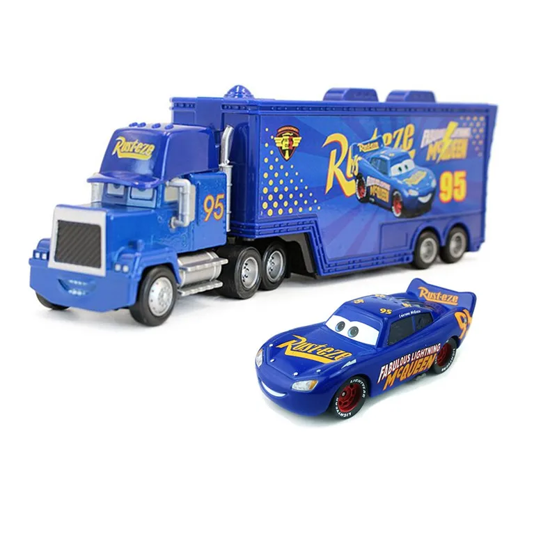 Игрушка Disney Pixar машина 3 Молния Маккуин дядюшка Майк комбинация 1:55 литье под