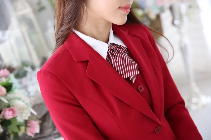 Новый настоящий официальный Женский блейзер на заказ костюмы с юбкой и курткой