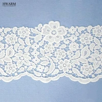 5yard african lace fabric teal lace trim curtain wedding decoration for home diy milk silk lace fabric ribbon water soluble lace
