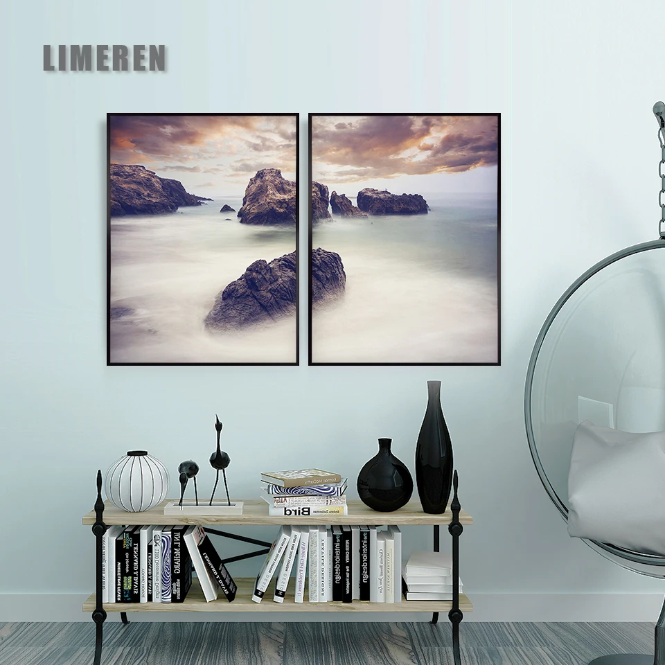 Cloudy landscape Pictures Wall Art Printing Painting Modern Canvas Living Room Home Decor Posters And Prints | Дом и сад
