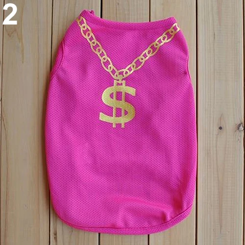 Pet Clothes Fashion Summer Print Puppy Small Dog Cat Vest T Shirt Apparel | Дом и сад