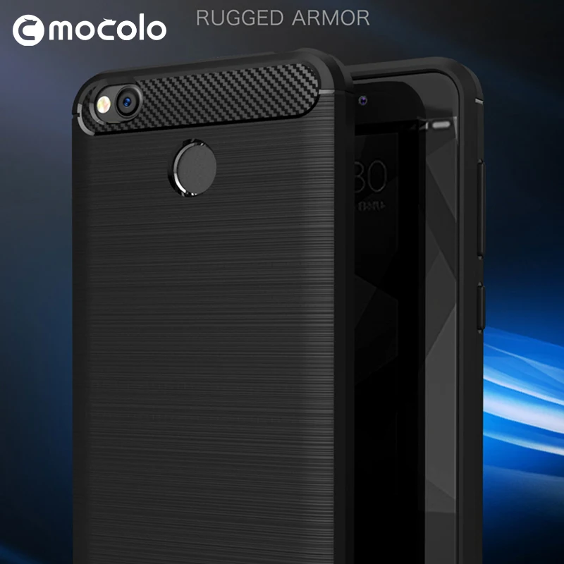 Case For Xiaomi Redmi 4X Brushed Armor Shockproof Soft Silicone TPU Anti-knock for Protective Cover 5.0&quot | Мобильные телефоны и