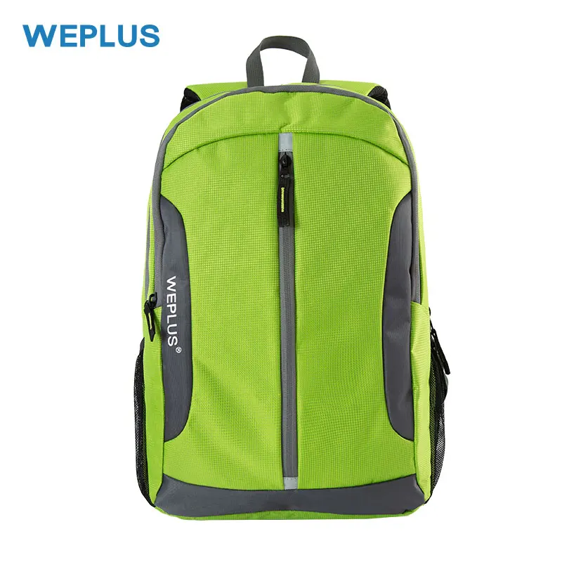 green WEPLUS, водонепроницаемый спортивный рюкзак для альпинизма, походов, компьютера, ноутбука, 15,6, рюкзаки, женский рюкзак, мужская повседневная сумка - Цвет: green