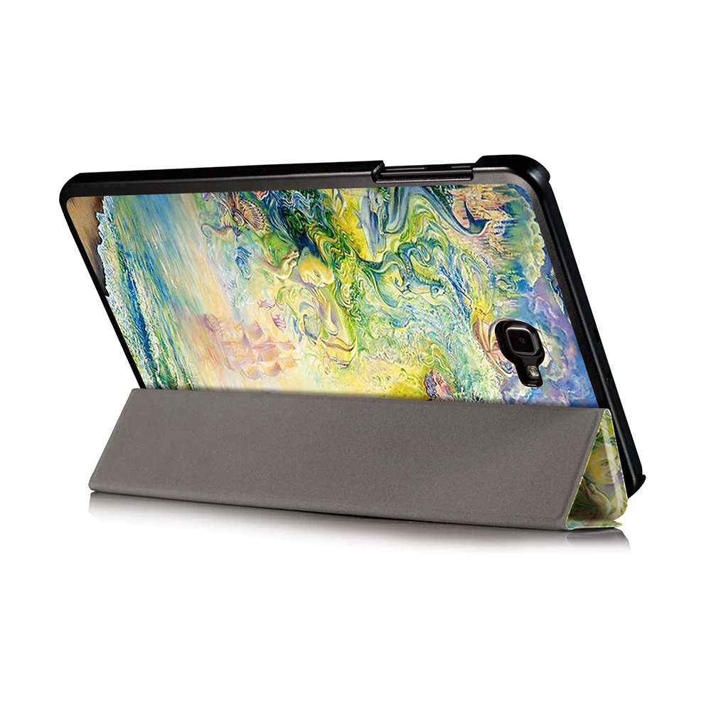 Van Gogh Painting PU Leather Case Stand Cover for Samsung TAB A 10.1 P580 P585 Tablet Protective Shell SM-P580 Book | Компьютеры и