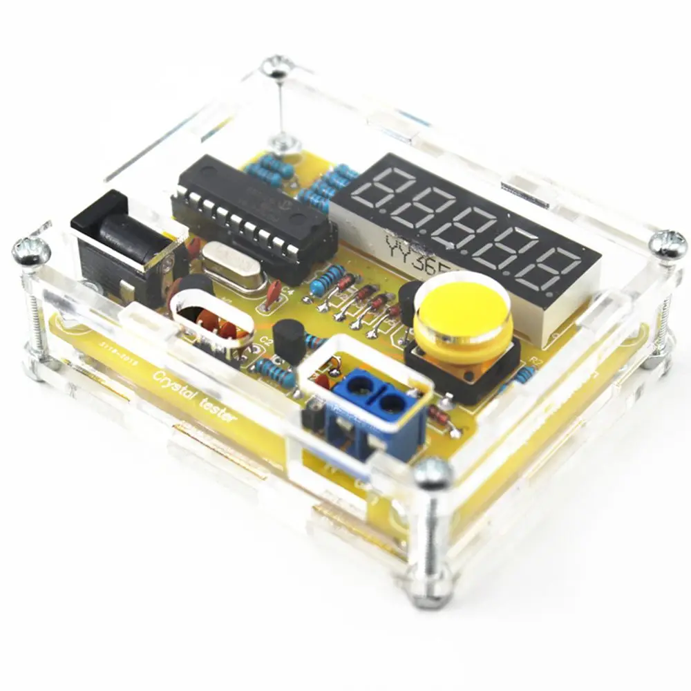 1Hz-50MHz Crystal Oscillator Frequency Tester Module Counter Meter With Case | Компьютеры и офис