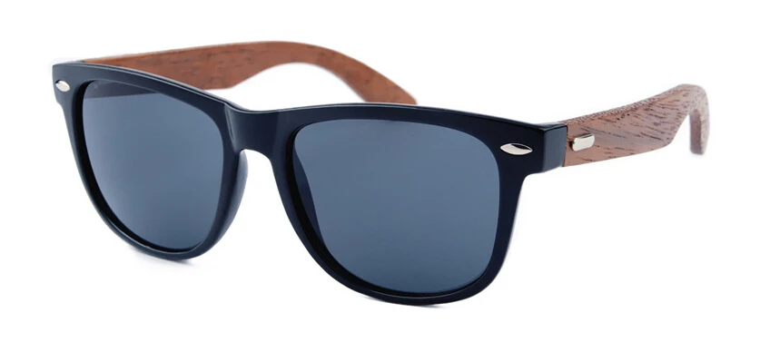 C1 BerWer UV400 солнцезащитные очки Для мужчин деревянные очки Óculos De Sol Masculino бамбуковые женские солнцезащитные очки Брендовая Дизайнерская обувь очки - Цвет линз: C1