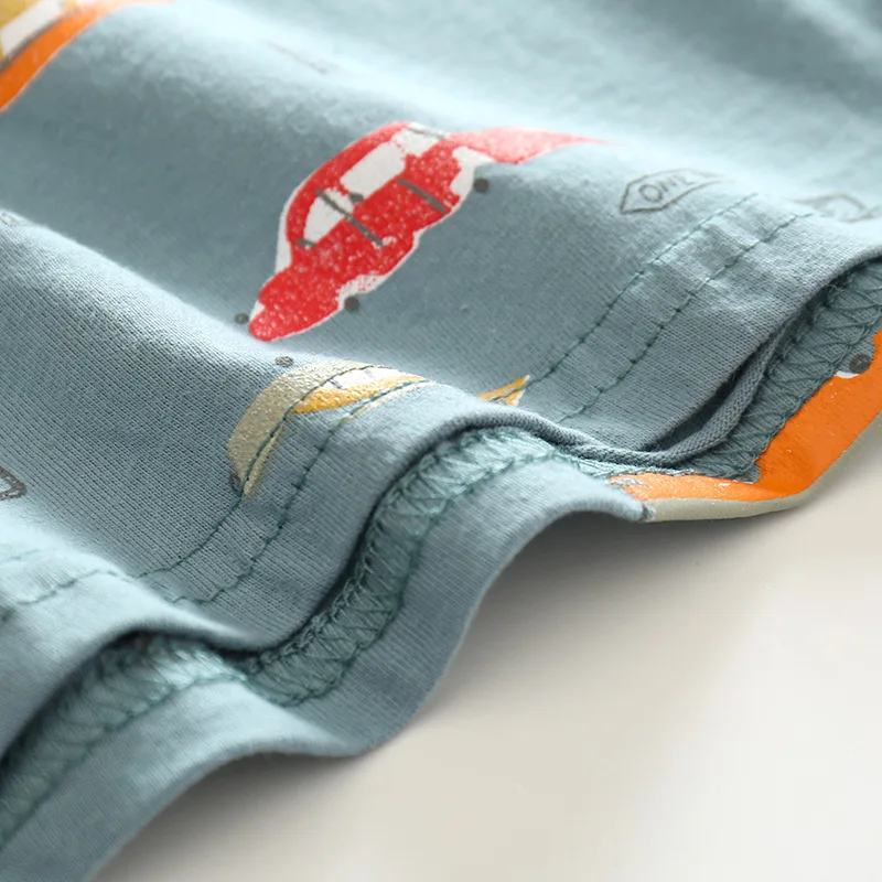 

2020 Summer style boy t shirt Superior quality Short sleeve Print car Casual fashion kids clothes baby Toddler children clothing