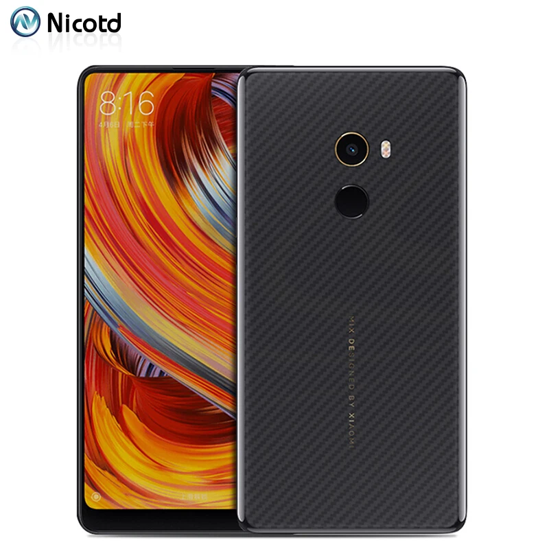 Защитная 3d пленка Nicotd из углеродного волокна для задней панели Xiaomi Mi A1 5X A2 6X 8 SE