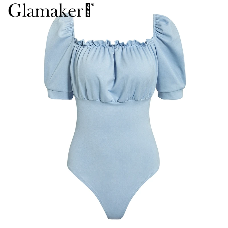 Женский комбинезон со шнуровкой Glamaker черный короткий плейсьют с квадратным