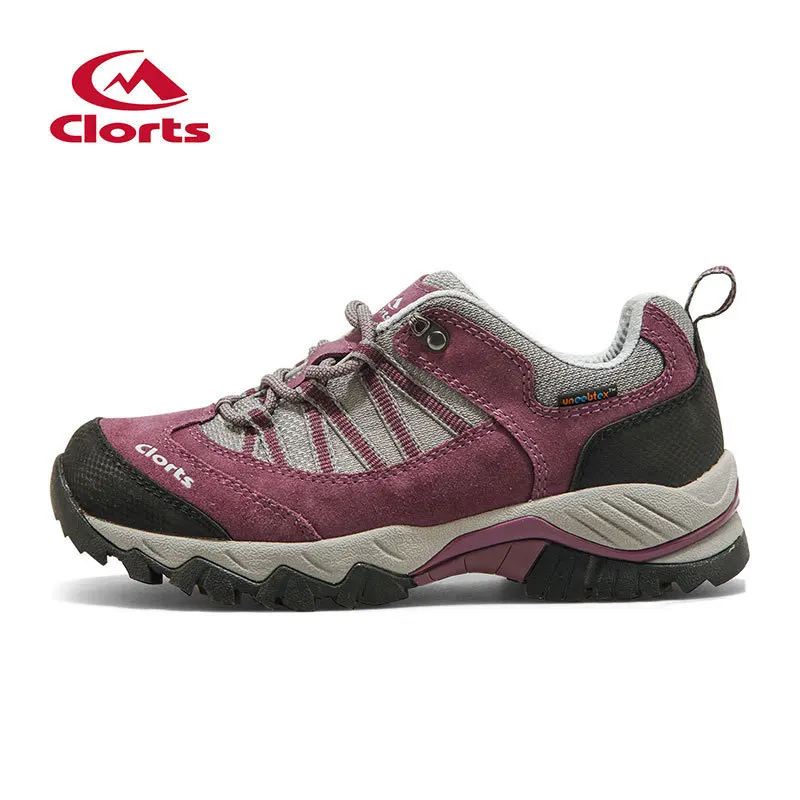 Clorts Red Ventilation Waterproof On Foot Shoe Lovers Cowhide Low Help Non-slip Outdoors Climbing hiking Shoes Men Women | Спорт и