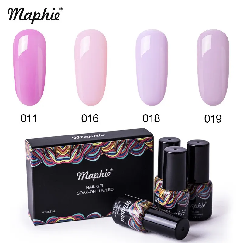 16 Maphie 4 шт/партия золотой цвет серии Led гель лак для ногтей набор супер мерцающий блеск УФ Гель-лак для ногтей Полупостоянный гель - Цвет: 16