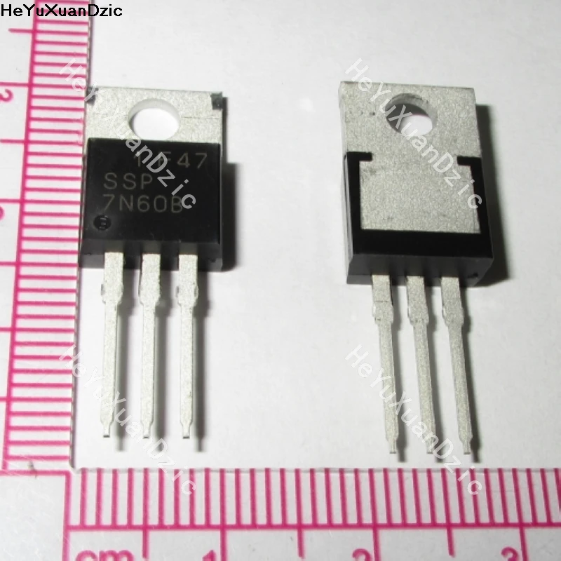 5Pcs/Lot SSP7N60B 7N60B 7N60 FET N-Channel 7A 600V TO-220 New Original Product