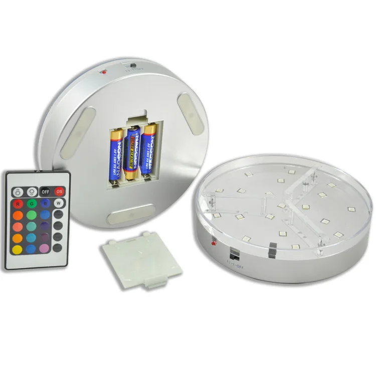 30 шт. * 6 дюймов AA аккумулятор светодиодный светильник основание с пультом для