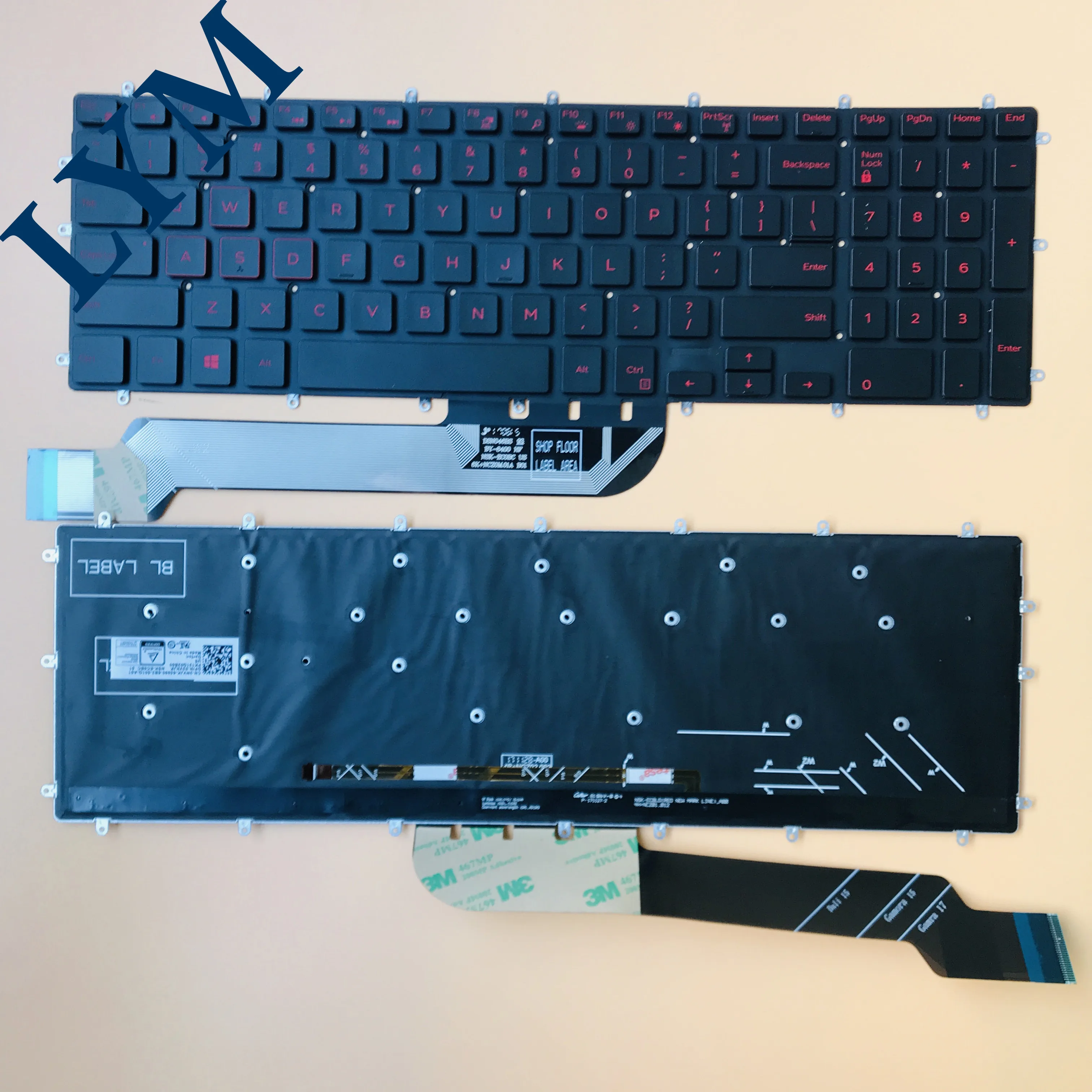 Новая Оригинальная клавиатура для ноутбука DELL GAMING G3 G5 G7 3579 3779 7577 7587 7566 7567 w/красная