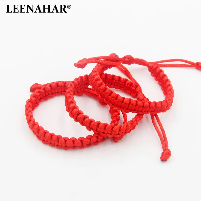 LEENAHAR 2018 Kabbalah Red Lucky String Оптовая Продажа 10 шт. китайские красные string Браслеты