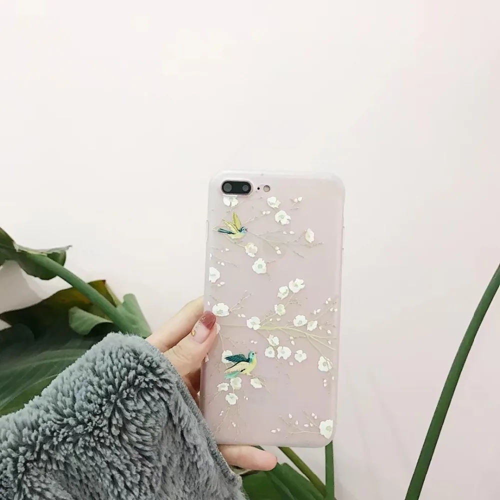 Туманно красоты для iphone х чехол новый милый мультфильм птица силиконовый TPU