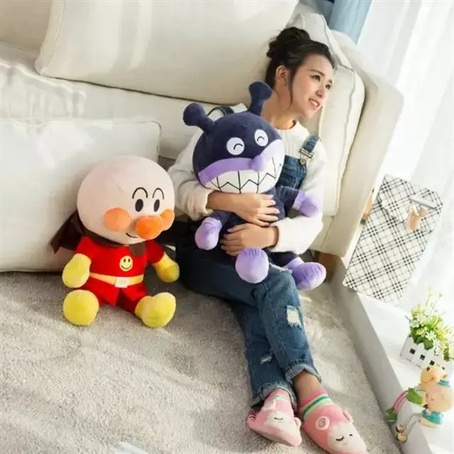 Candice guo плюшевая игрушка мягкая кукла мультфильм Anpanman Baikinman hero с одеялом офисная