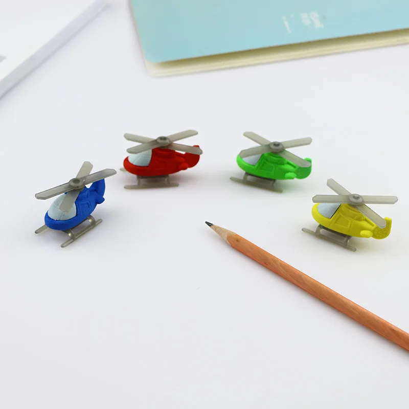 Coloffice случайный цвет мини милый вертолет может получить отдельный Резиновый