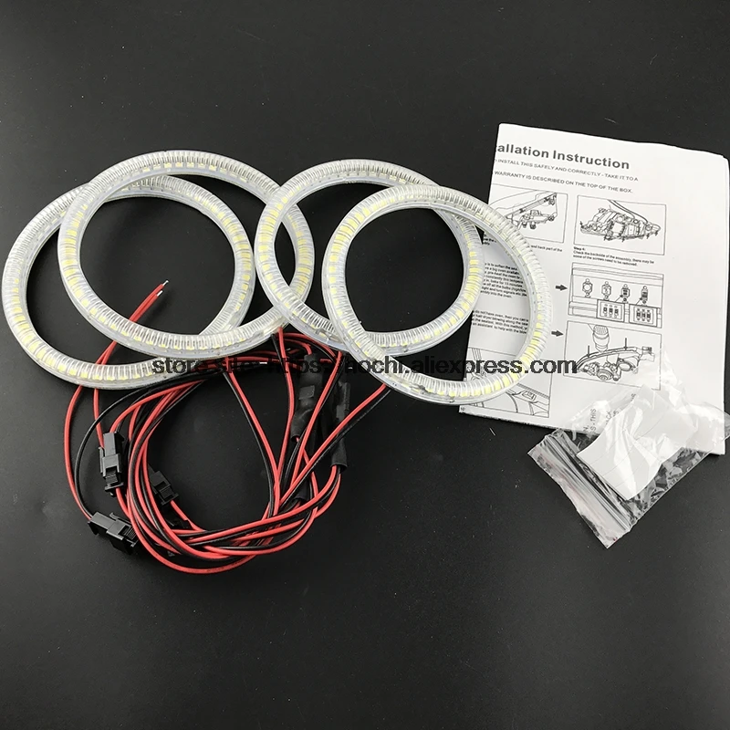 Ультраяркий SMD белый светодиодный ангельские глазки 1600LM 12V halo ring kit для Toyota 4runner 2006