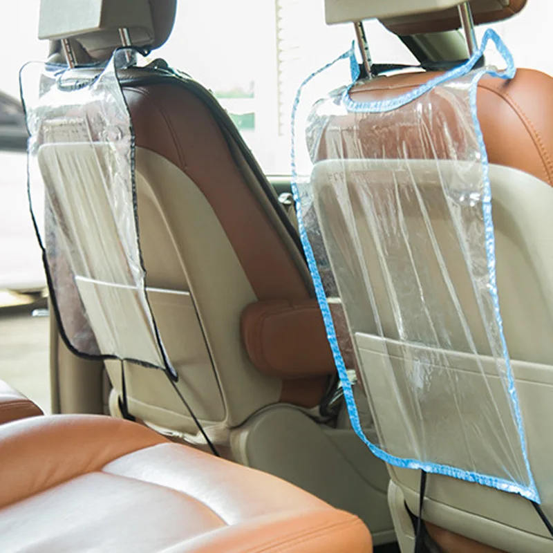 Car rear seat cover children's kick pad transparent car mat PVC waterproof for Porsche Cayenne Macan S Panamera Cayman | Автомобили и