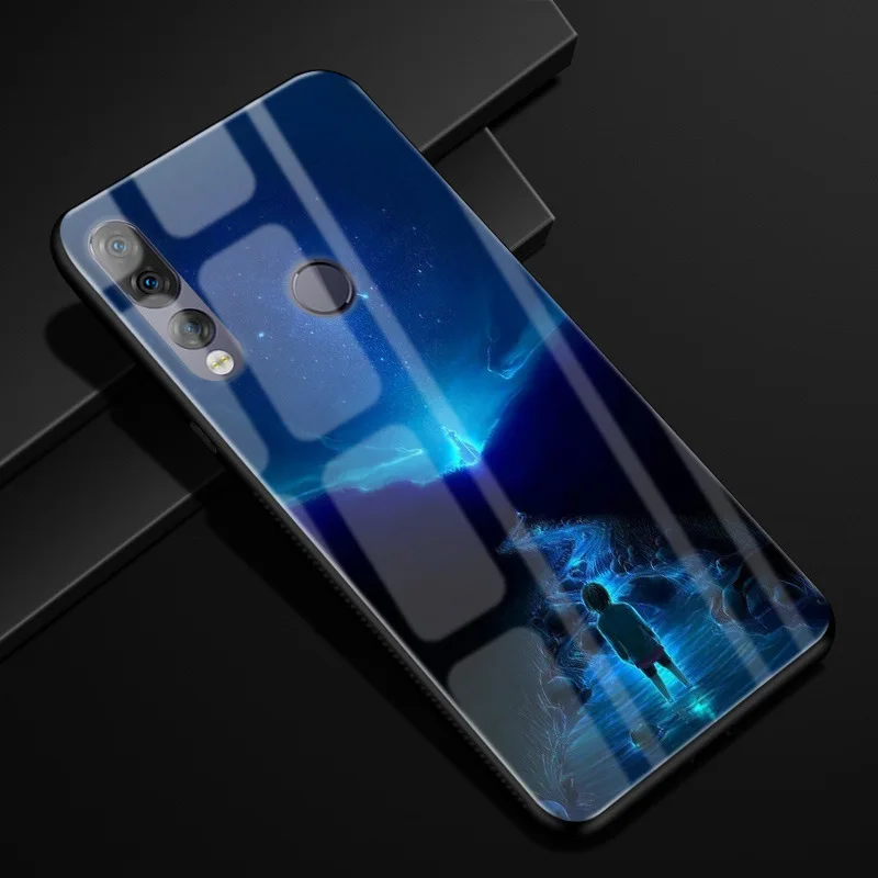 Для lenovo Z5s чехол 6,3 ''закаленное стекло жесткая задняя панель из поликарбоната для lenovo Z 5s Z5S телефонные чехлы Силиконовый противоударный чехол для lenovo Z5s - Цвет: 17