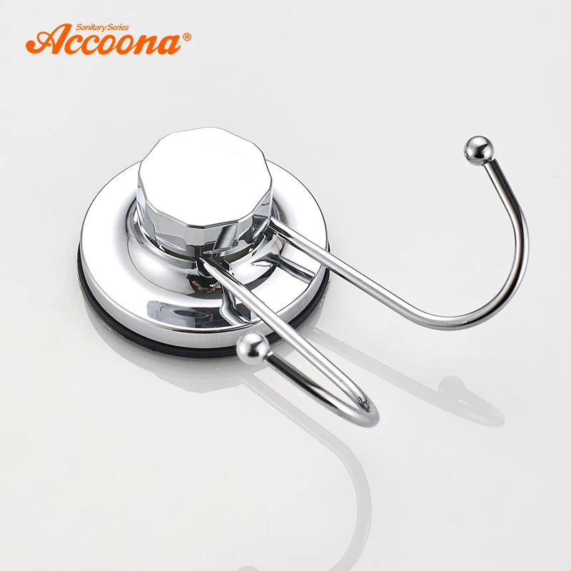 Accoona хромированный крючок на присоске кухонные удобные крючки для детской стены |