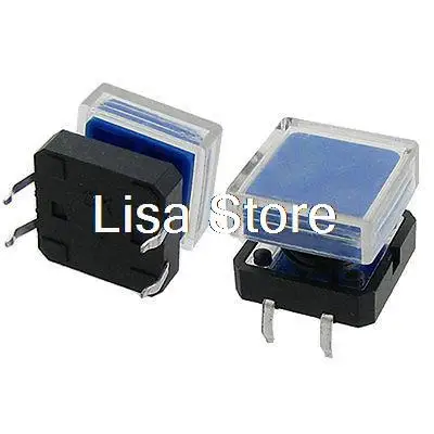

12 x 12 x 14mm PCB Momentary Tactile Tact Push Button Switch Non Lock DIP