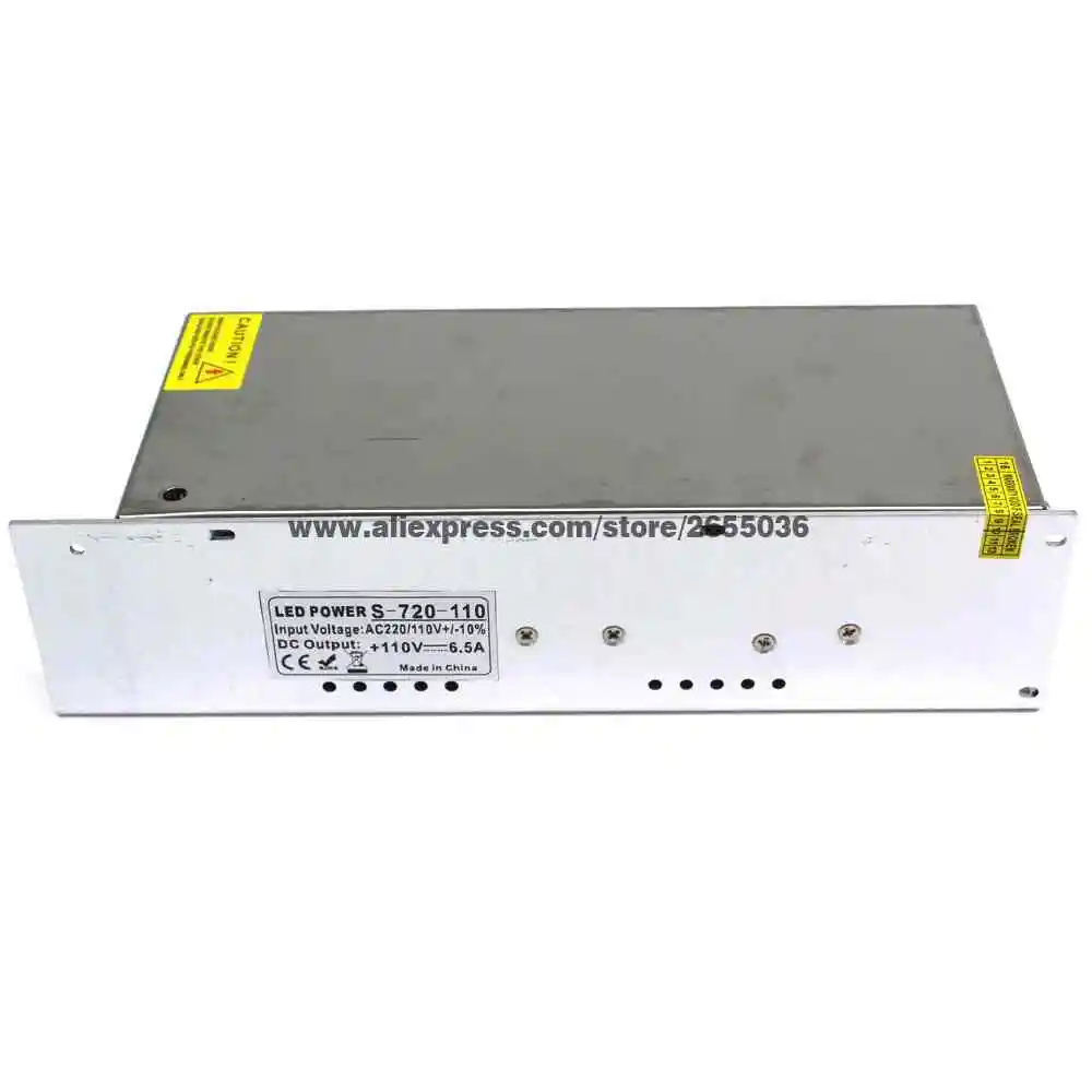 720в 6.5а DC110V источник питания импульсный трансформатор драйвера 110В 220В AC к DC выход