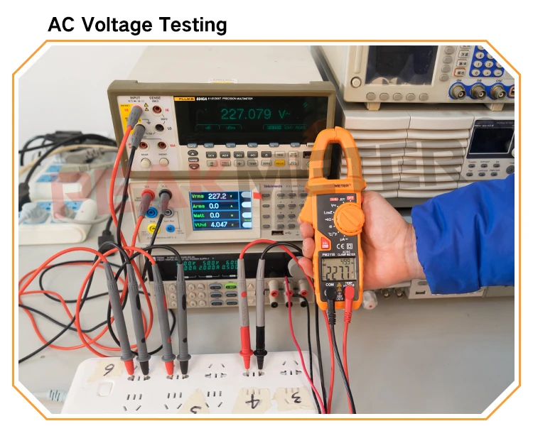 PEAKMETER PM2118 Смарт AC/DC клещи мультиметр ток напряжение сопротивление непрерывность измерения тестер с NCV