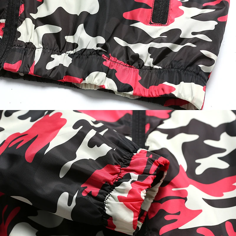 Мужская ветровка с капюшоном тонкая камуфляжная куртка верхняя одежда весна