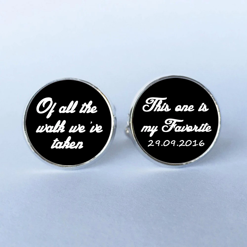 Запонки мужские свадебные под заказ запонки рубашка манжеты кнопка 1 пара|cuff