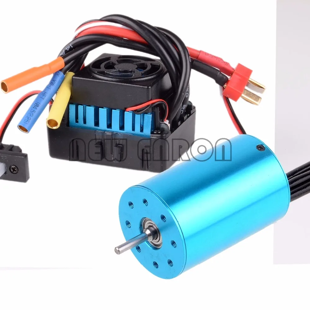 Новый ENRON 1:10 бесщеточный ESC 45A 37017 (03307) Мотор 3300KV 03302 107051 литий полимерный
