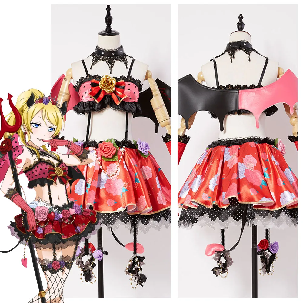 Люблю жить! Lovelive новый SR Eli/Eri Ayase маленький демон дьявол трансформированная