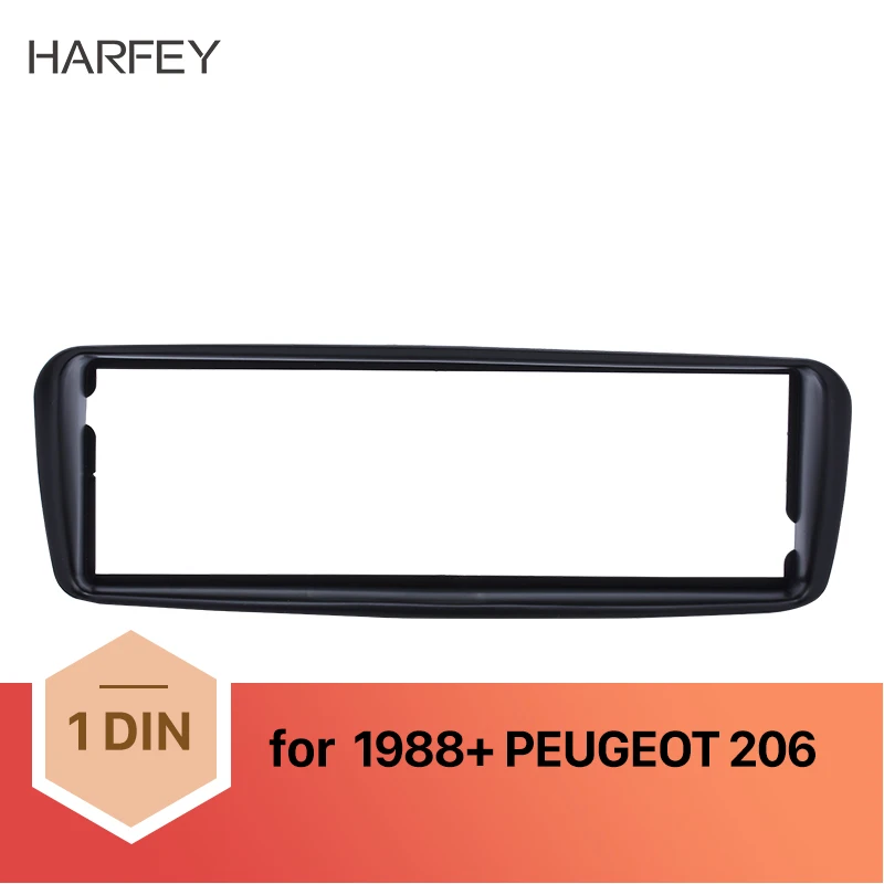 Harfey однодиновая Автомобильная панель для приборной панели PEUGEOT 206 1988 + рамка